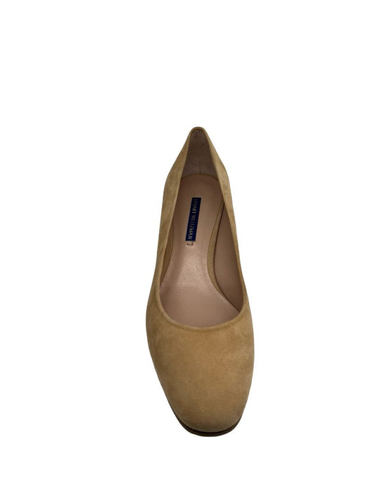 Stuart Weitzman Nude Suede Mary Janes. Size: 38.5