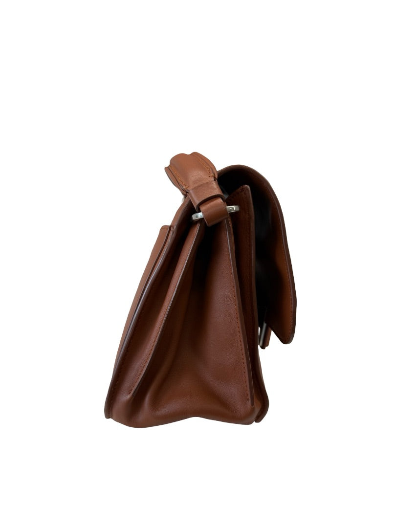 Tod's Brown Double T Flap Bag.