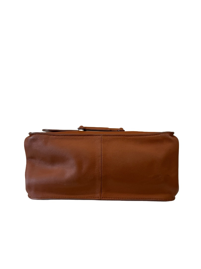 Tod's Brown Double T Flap Bag.