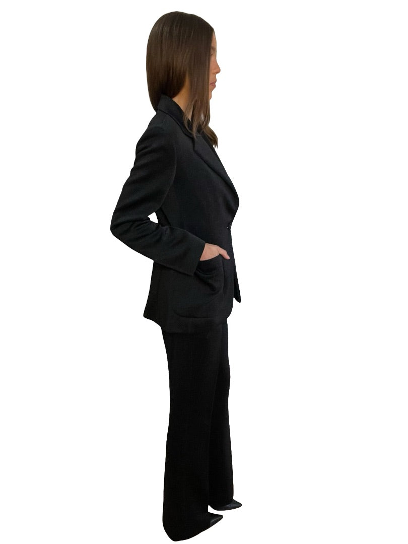 True Royal Nero Flora Jacket & Pant Set. Size: 44