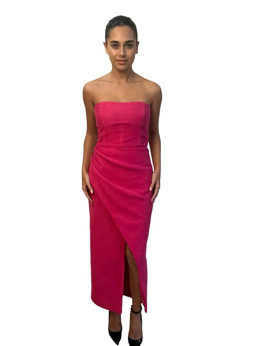 Manning Cartell Pink Strapless Bodycon dress. Size: 8