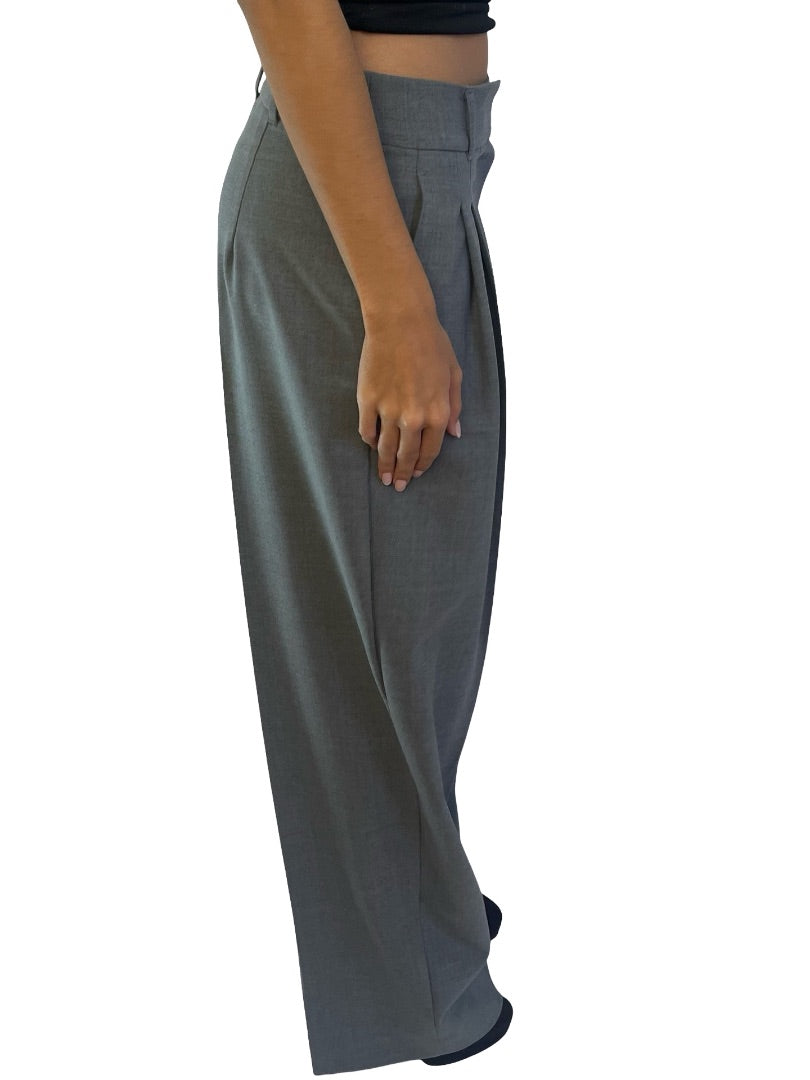 MaxMara Grey Pleated Pants. Size: 38