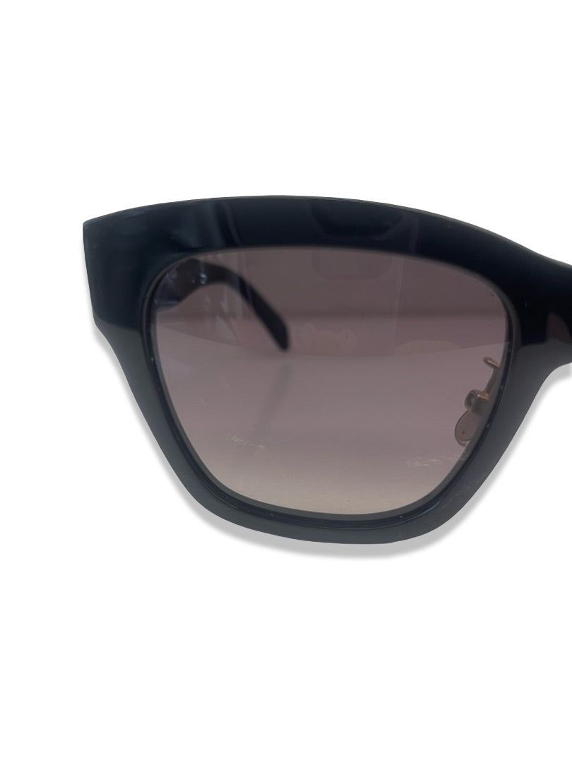 Celine Black Triomphe Sunglasses.