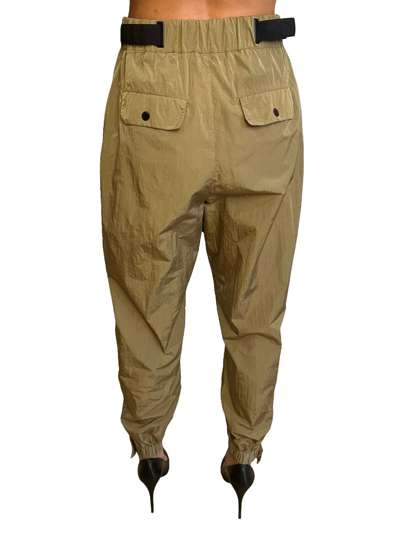 Aje Athletica Light Khaki Spray Pants. Size: 10