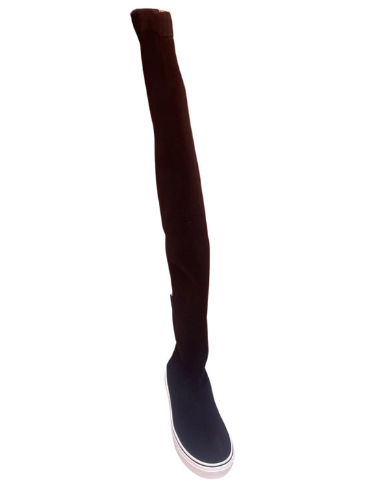 Givenchy Black & White Thigh High Sneaker Boot. Size: 35