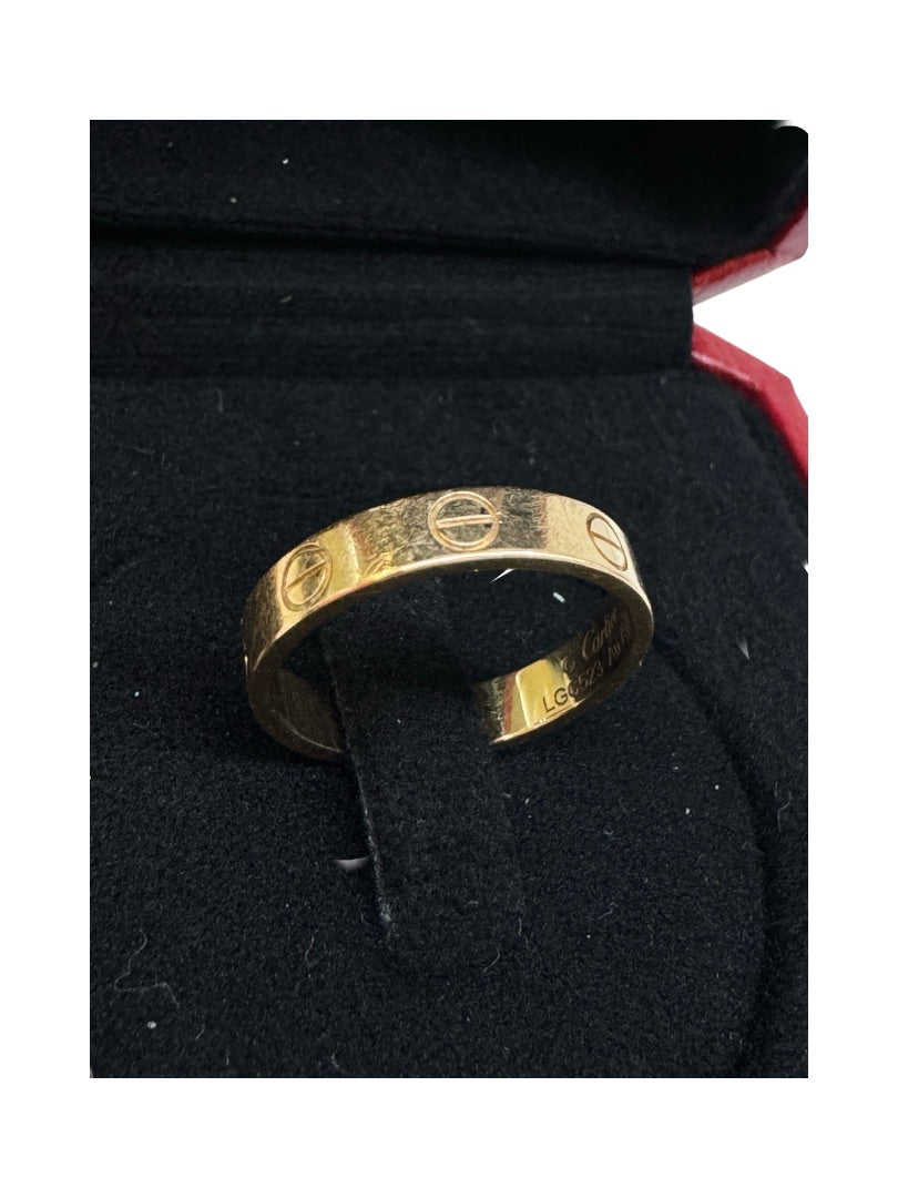 Cartier Rose Gold Love Ring 18ct Gold. Size: 51
