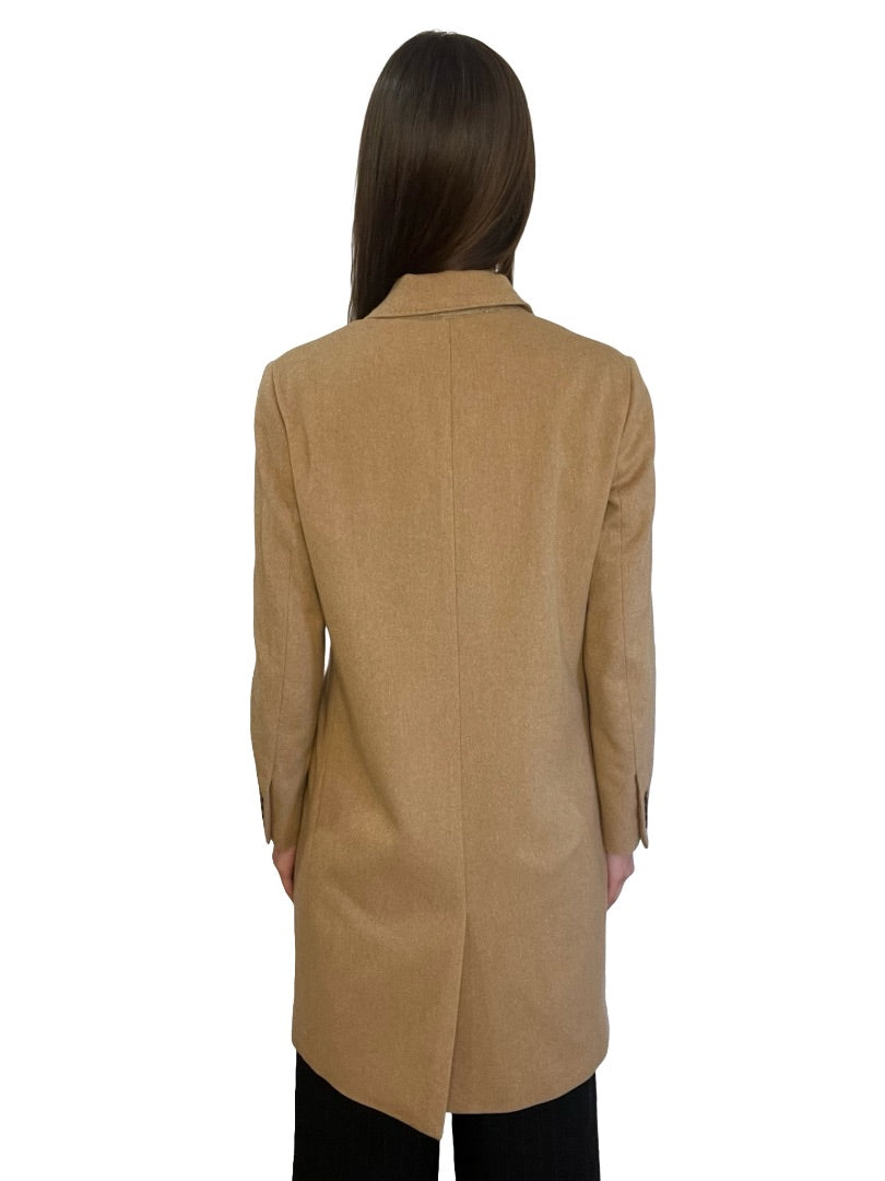 Polo Ralph Lauren Camel Cashmere Blend Ralph Lauren Polo Coat. Size: 2