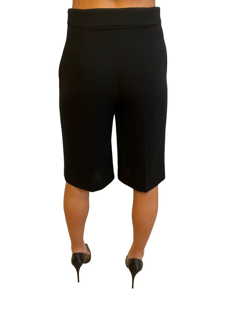 Carla Zampatti Black Long Suit Shorts. Size: 6