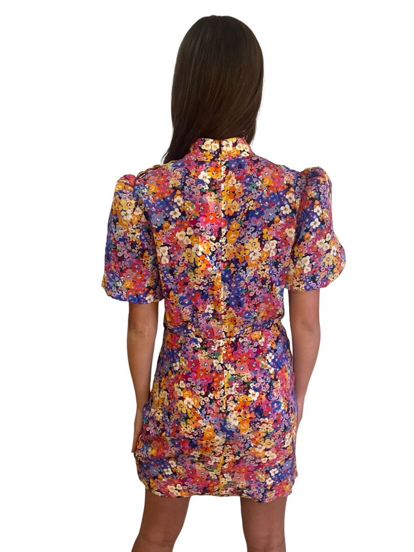 Rebecca Vallance Multi-Colour 'Through The Grapevine' Mini Dress. Size: 10