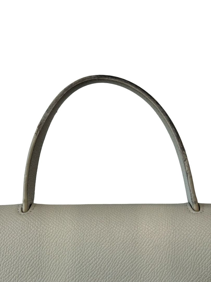 Celine Sage Green Leather Mini Belt Bag.