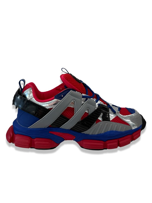 Juun.j Blue/Red Chunky Sneaker. Size: 43 M