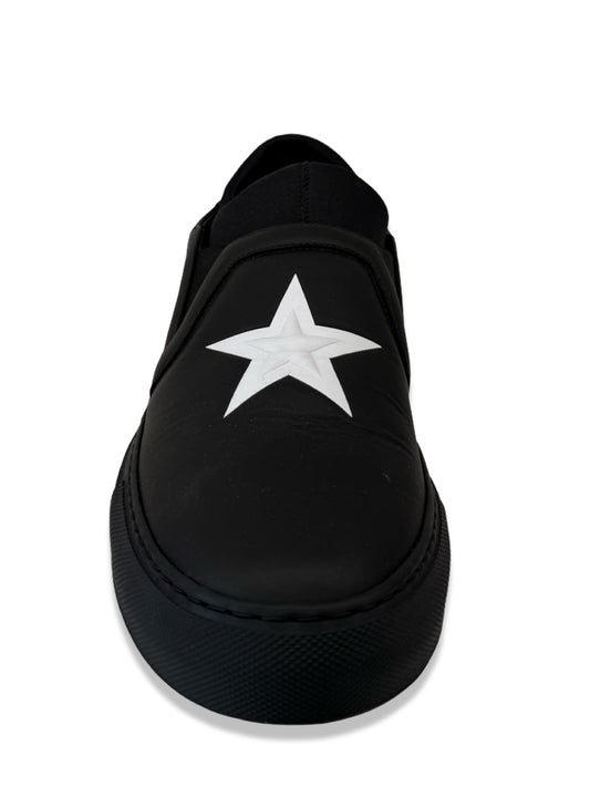 Givenchy Black Star Slip Ons. Size: 40