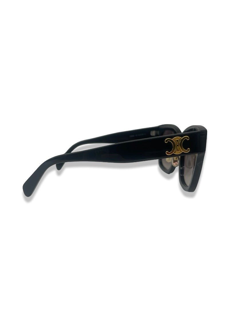 Celine Black Triomphe Sunglasses.