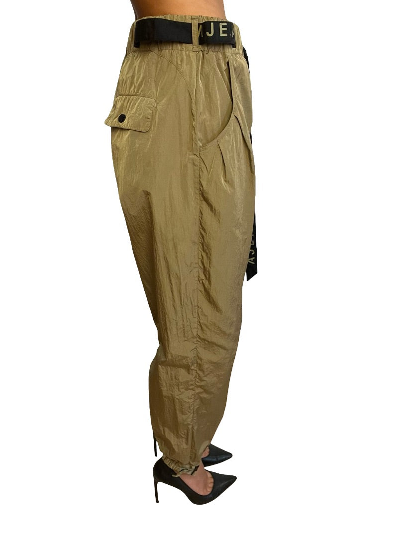 Aje Athletica Light Khaki Spray Pants. Size: 10