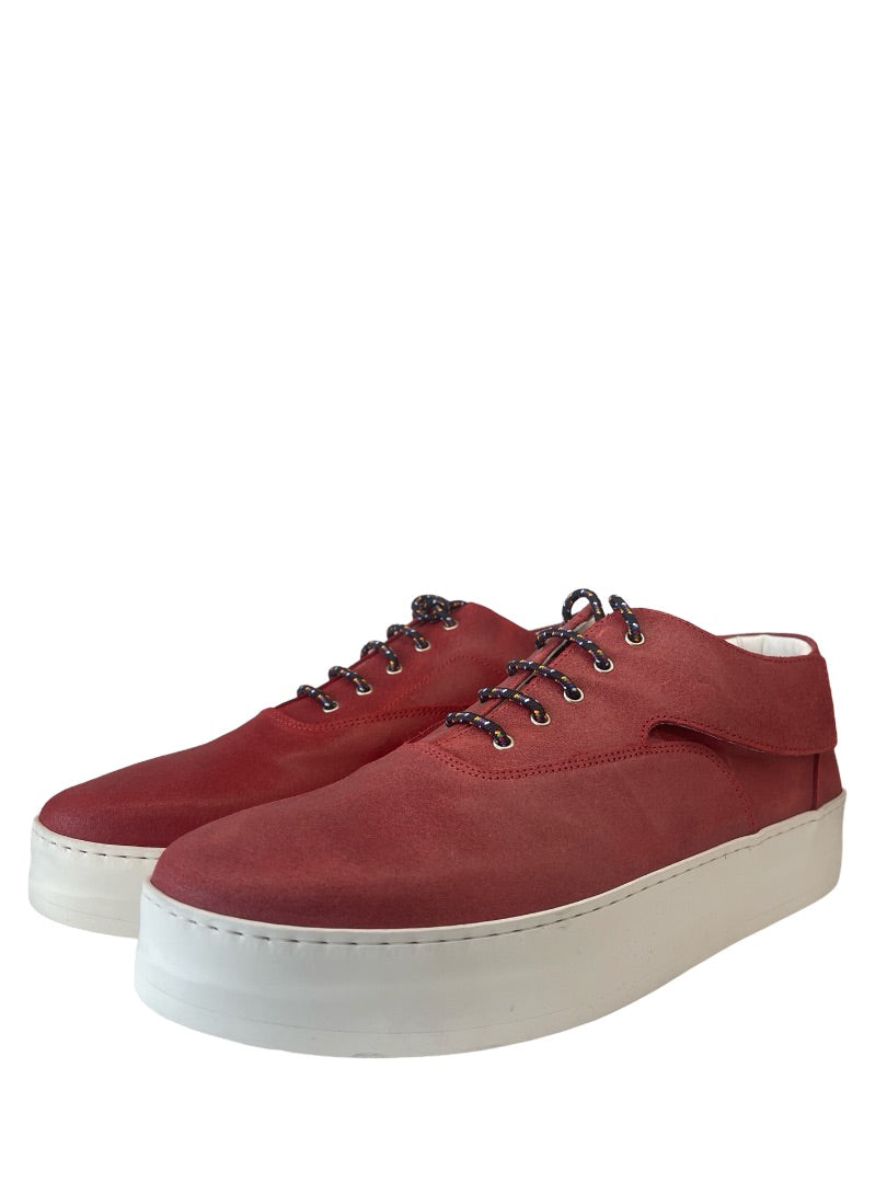 Kris Van Assche Red Leather sneaker. Size: 44