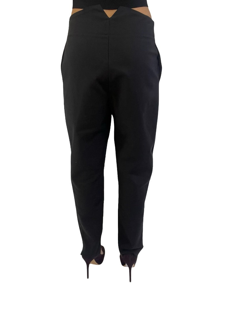 Zimmermann Black Cotton Pants. Size: 2