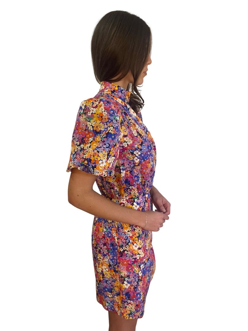 Rebecca Vallance Multi-Colour 'Through The Grapevine' Mini Dress. Size: 10