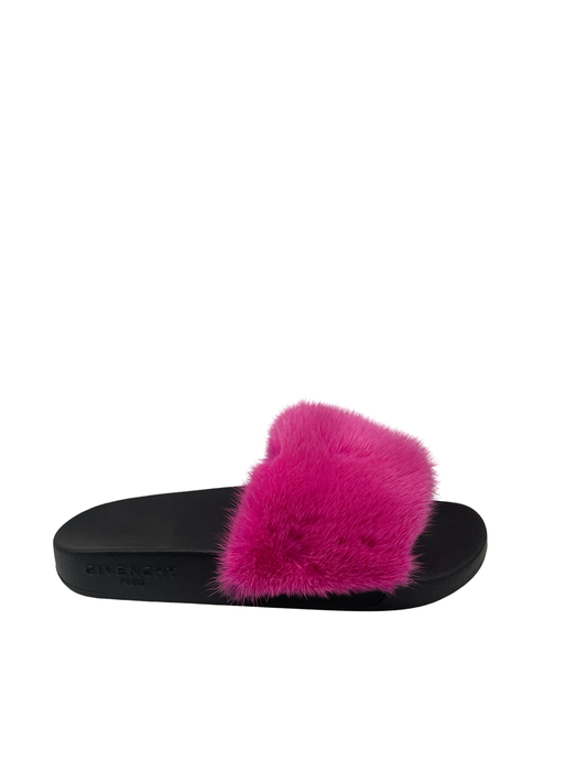 Givenchy Pink Mink Slides. Size: 35