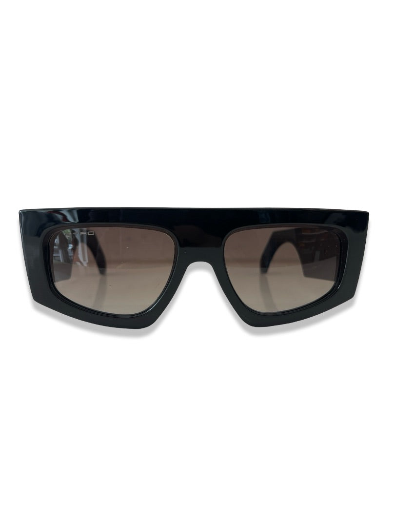 Etro Black Etroscreen Sunglasses.