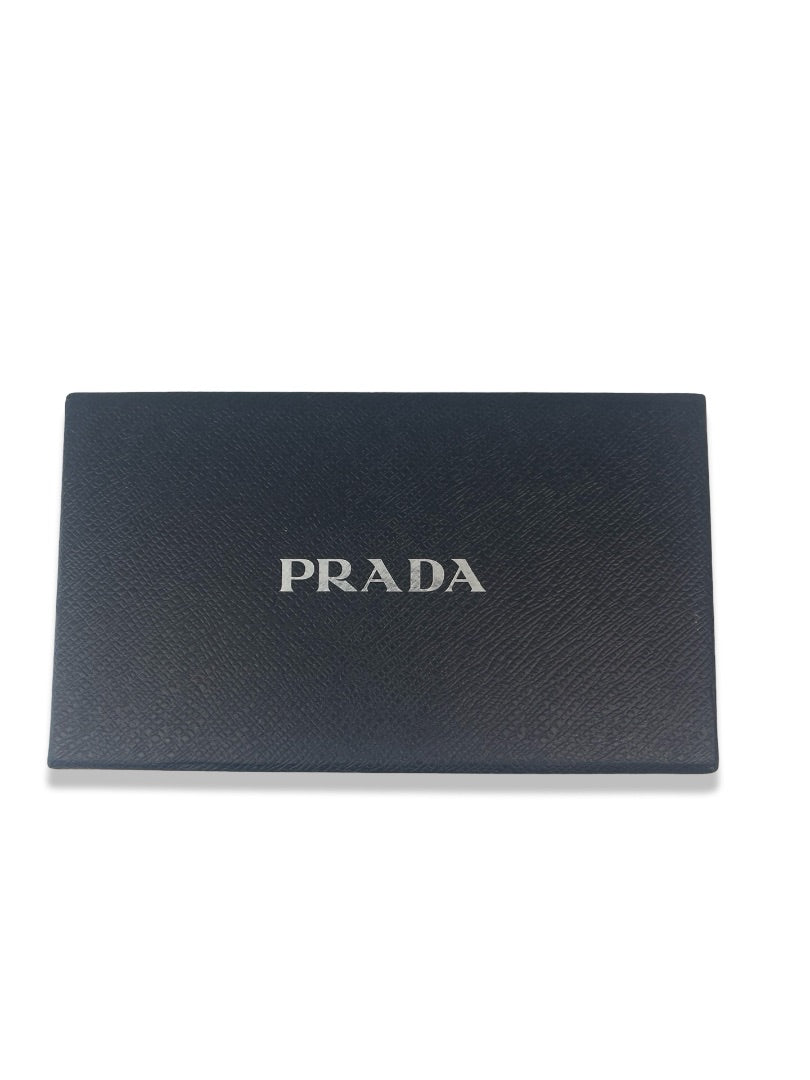 Prada Black 15 Pro Max Logo Phone Case.