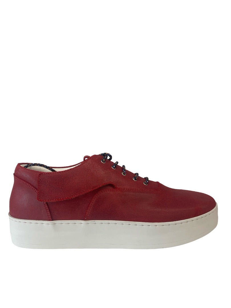Kris Van Assche Red Leather sneaker. Size: 44