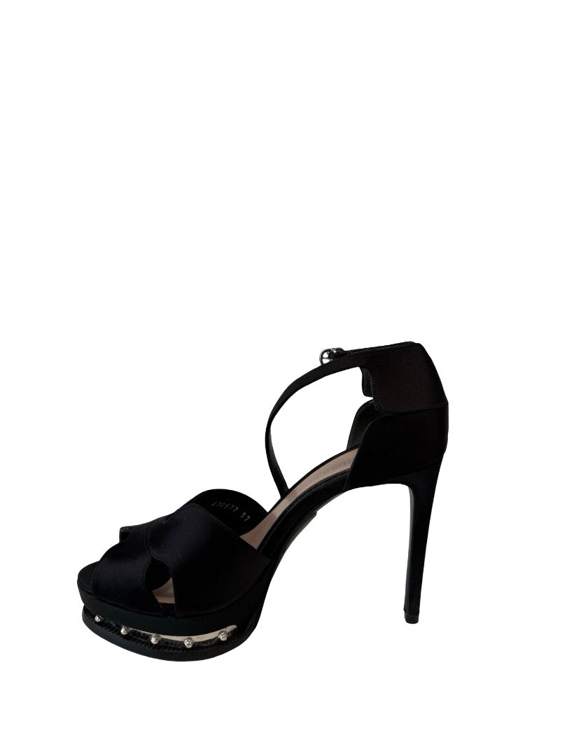 Alexander McQueen Black Stud Stilettos. Size: 37