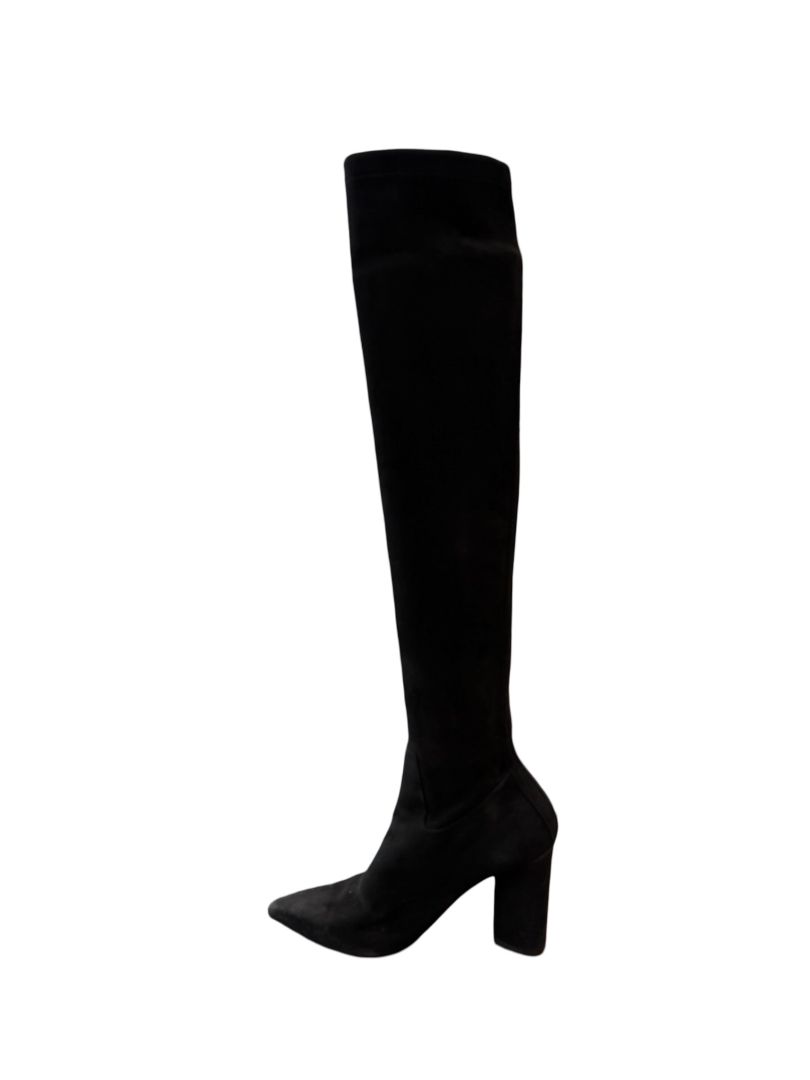 Scanlan Theodore Black Over-The-Knee Suede Boots. Size: 37