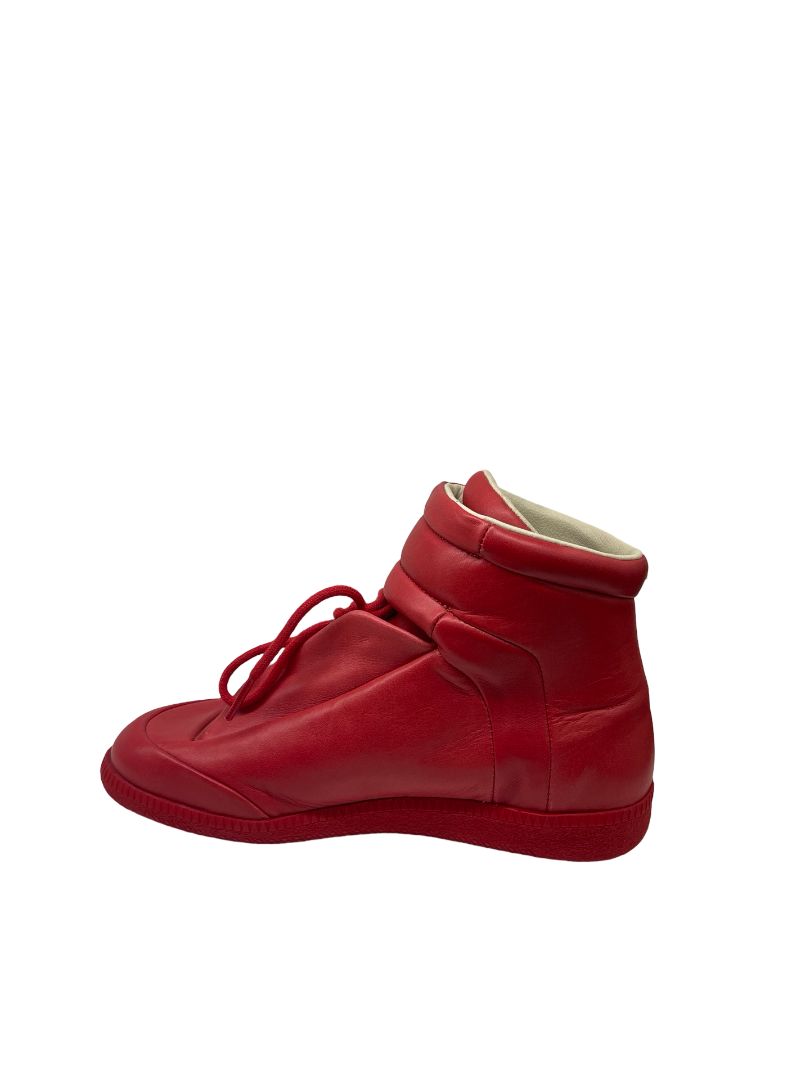 Givenchy Red High Top Sneakers. Size: 35