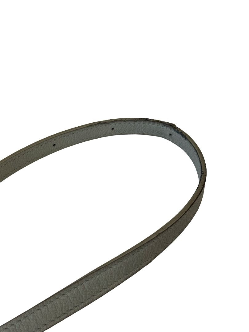 Celine Sage Green Leather Mini Belt Bag.