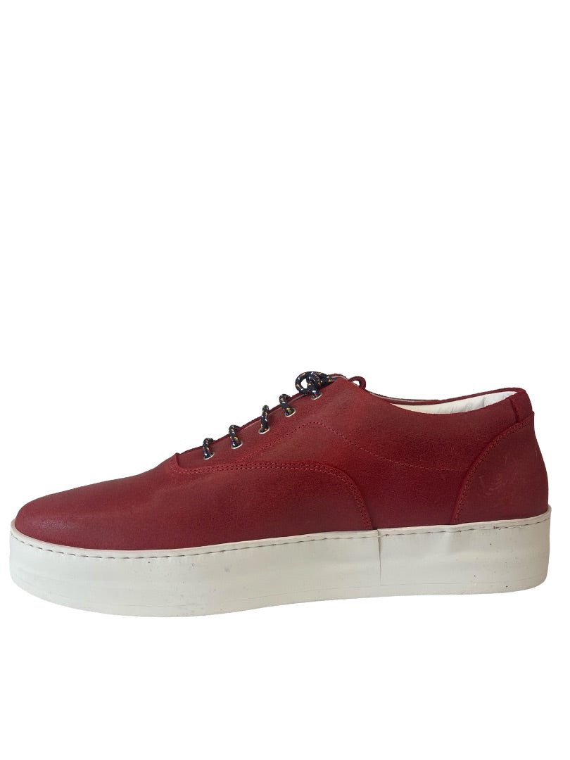 Kris Van Assche Red Leather sneaker. Size: 44