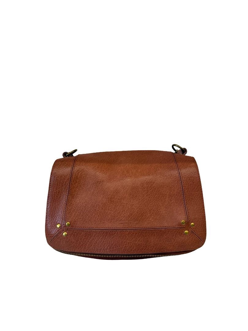 Jerome Dreyfuss Rosewood Bobi Leather Crossbody Bag.