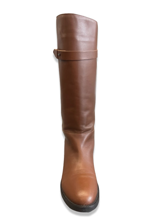 Weekend MaxMara Brown Leather Riding Boots. Size: 40