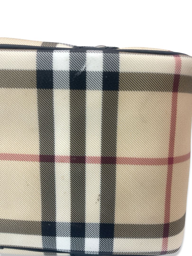 Burberry Check Mini Bowling Handbag & Wallet.