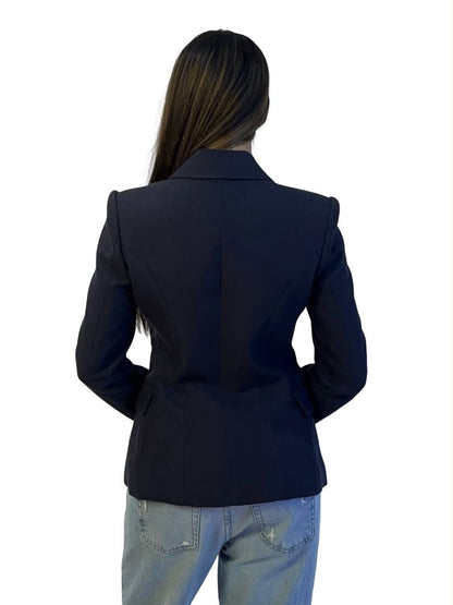 Camilla & Marc Navy 'Dimmer' Blazer. Size: 8