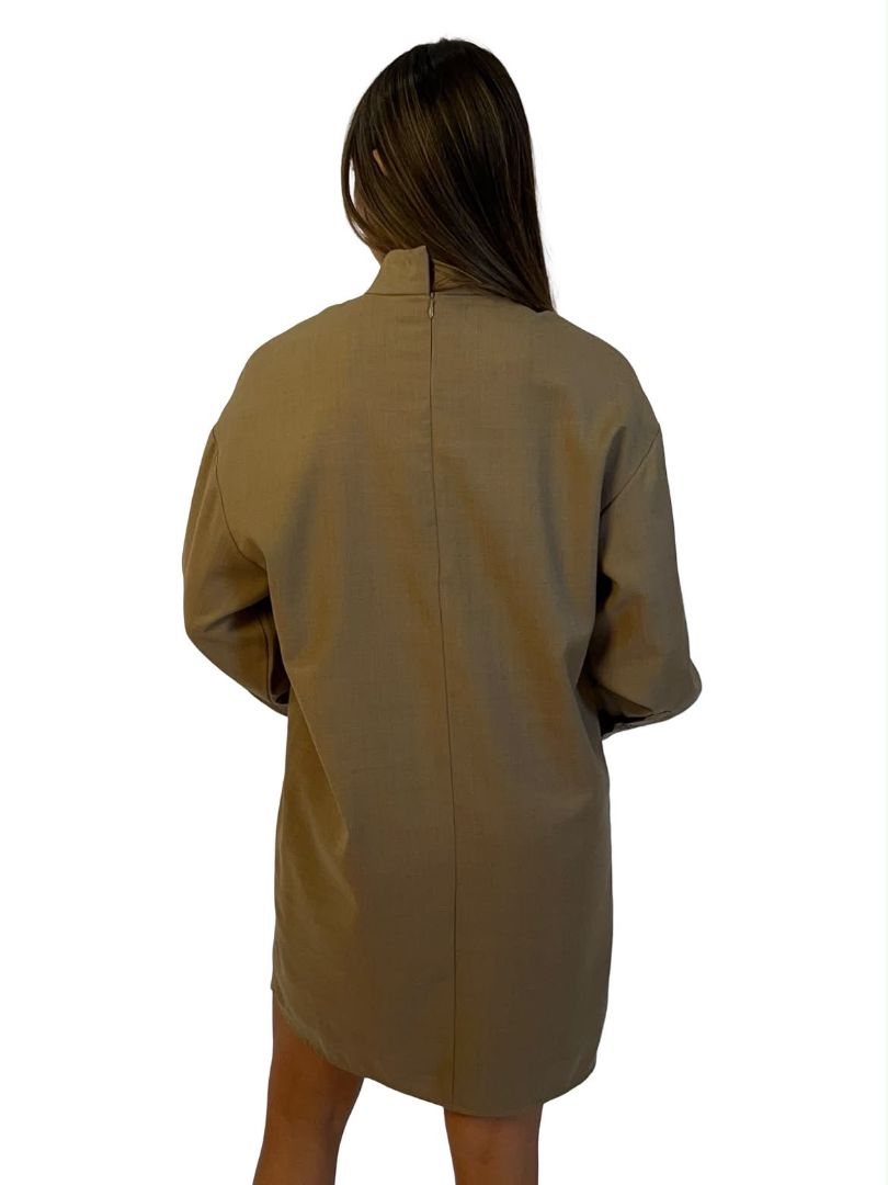 Camilla & Marc Khaki Madero Mini Dress. Size: 6