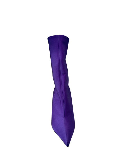 Balenciaga Purple Spandex Heels. Size: 36