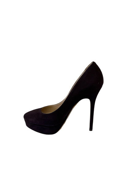Jimmy Choo Purple Suede Heels. Size: 37.5