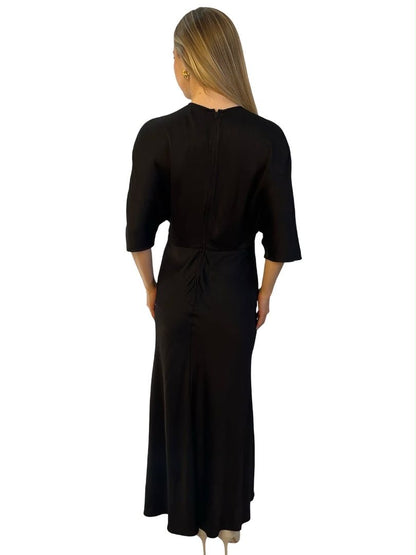 Scanlan Theodore Black Twist Front Dress. Size: 12