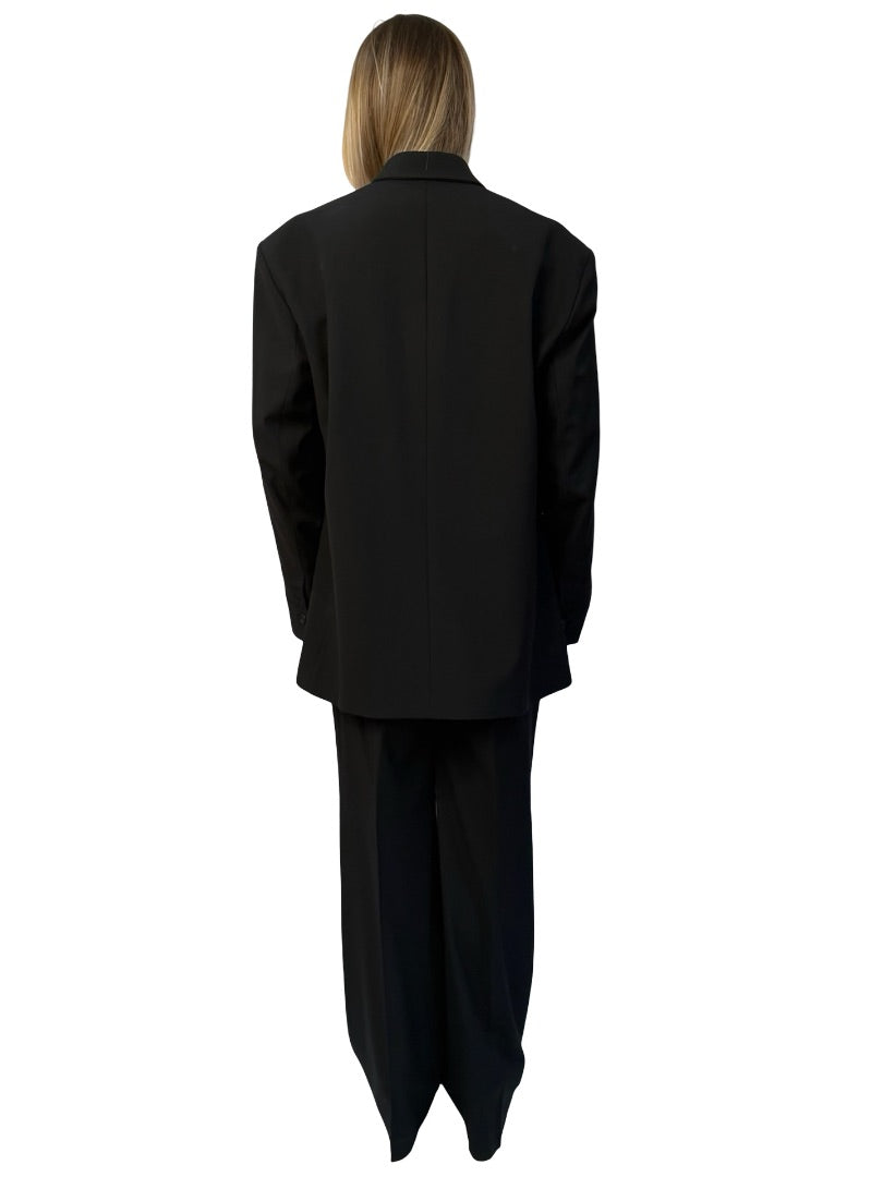 The Frankie Shop Black 4 Piece Suit Set. Size: M-L