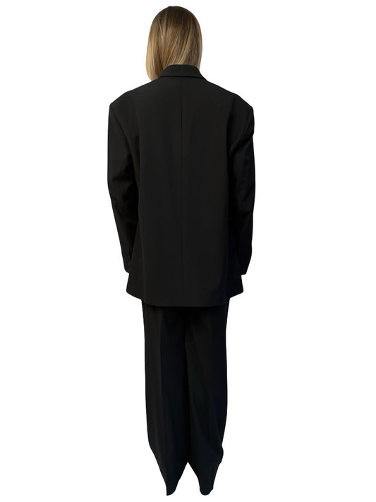 The Frankie Shop Black 4 Piece Suit Set. Size: M-L