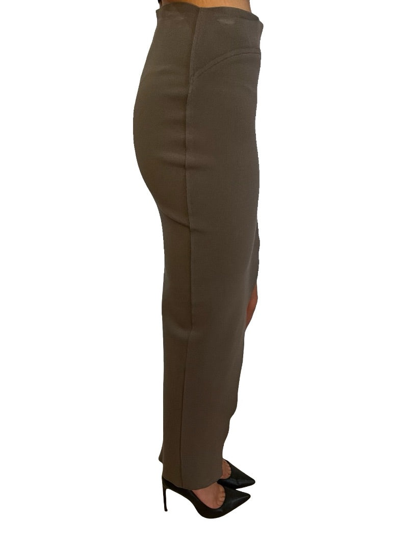 Rick Owens Dust Stitched Split Skirt. Size: M