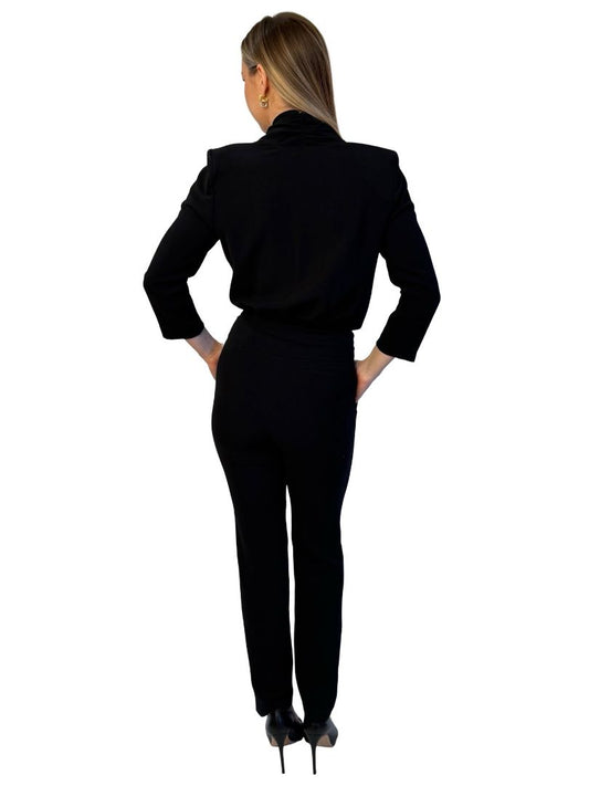 Ba&sh Noir Lady Jumpsuit. Size: 2