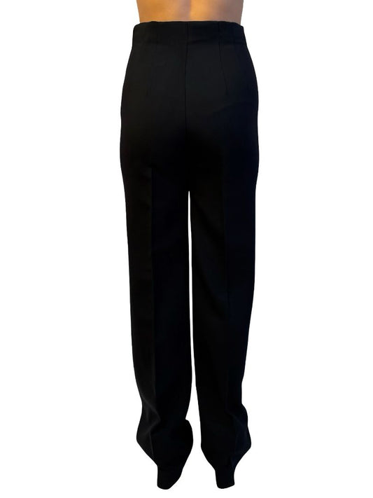 Scanlan Theodore Black Wide Leg Tailored Pant. Size: 8