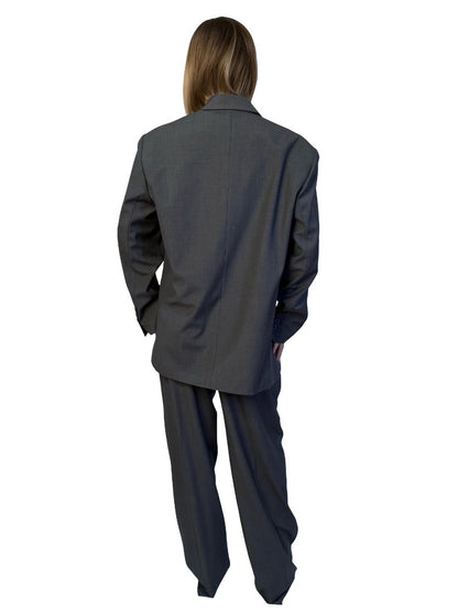 The Frankie Shop Dark Grey 'Gelso' Suit Set. Size: S-M