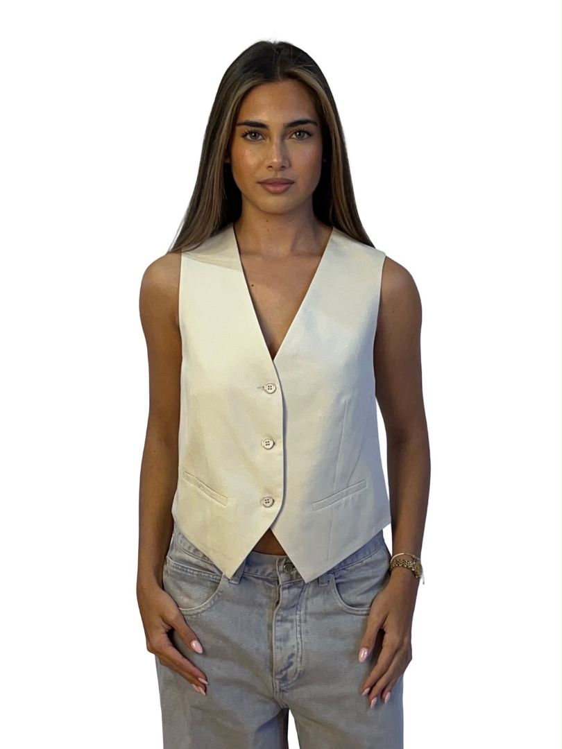 Victoria & Woods Bone Strummer Vest. Size: 1