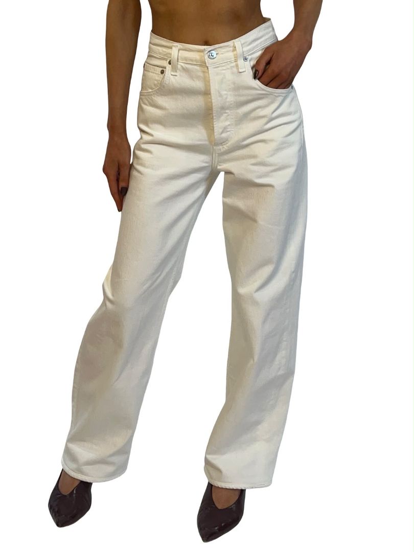 Citizens of Humanity Off-White Ayla Premium Vintage Jean. Size: 24