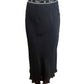 Birgitte Herskind Black Maxi Skirt w Her Waistband. Size: 36