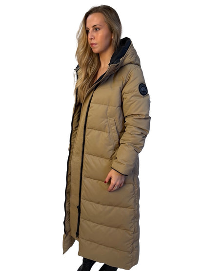 Canada Goose Desert Sand Long 'Mystique' Parka. Size: L