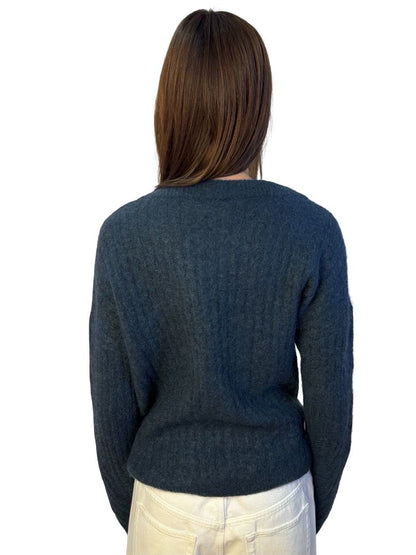 Acne Studios Blue Mohair Sweater. Size: XS