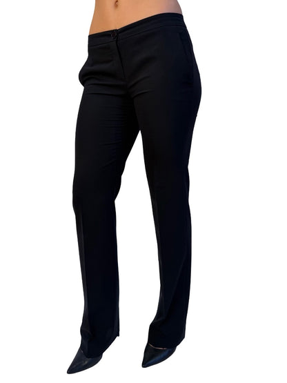 Theory Black Wool Trousers. Size: 4 US